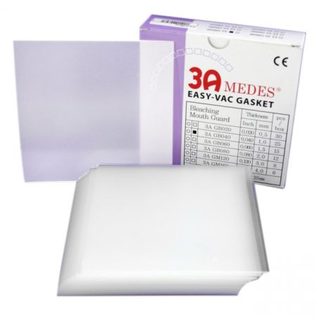 3A MEDES EV Gasket Bleaching 080 - пластины квадратные, толщина 2,0 мм, 12 шт.