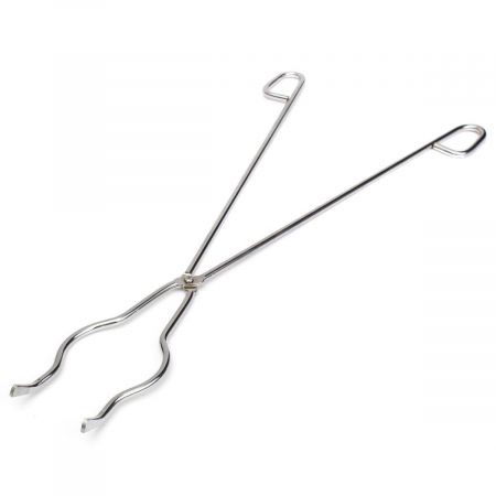 KDF Denken Tweezers for metal loading - пинцет для загрузки металла в тигель L=18 см