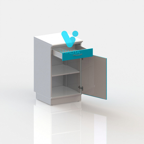 ВИТАЛИЯ Т1 — Медицинская тумба на подиуме с ящиком