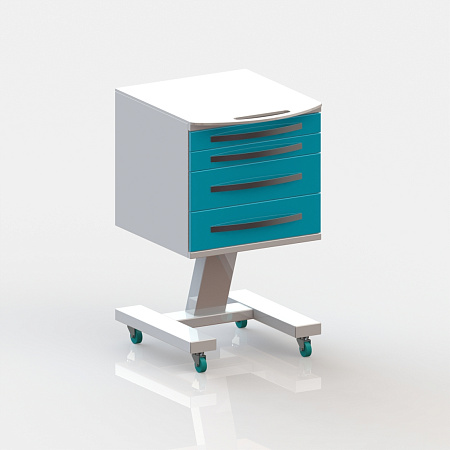 ВИТАЛИЯ С4 — Столик врача стоматолога передвижной, есть РУ