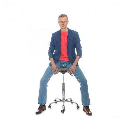 SmartStool SM03B - эргономичный стул-седло со спинкой